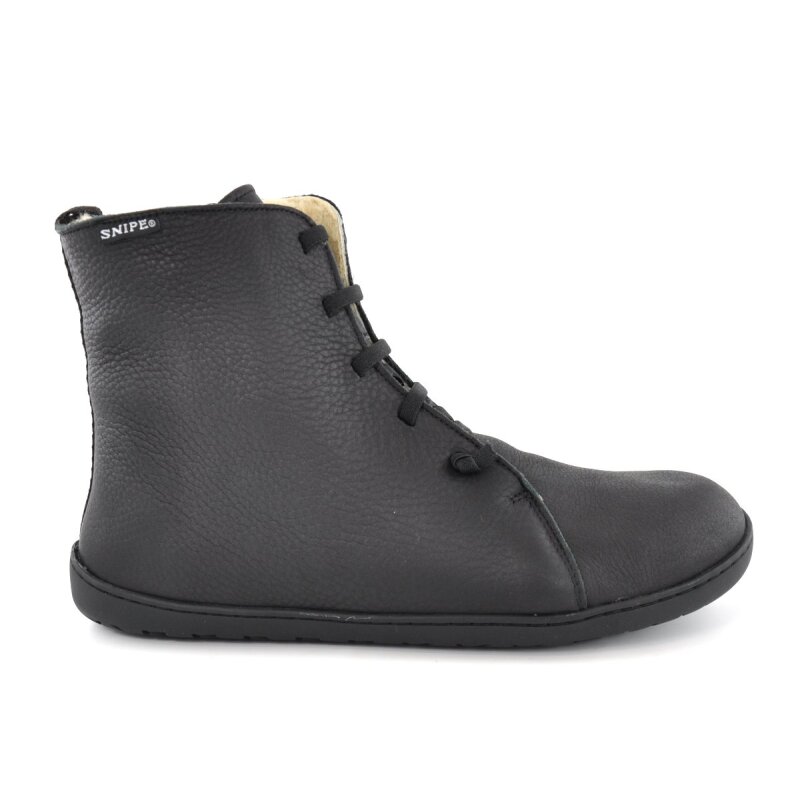 Snipe Herren Barfußboot 05286 negro mit Warmfutter