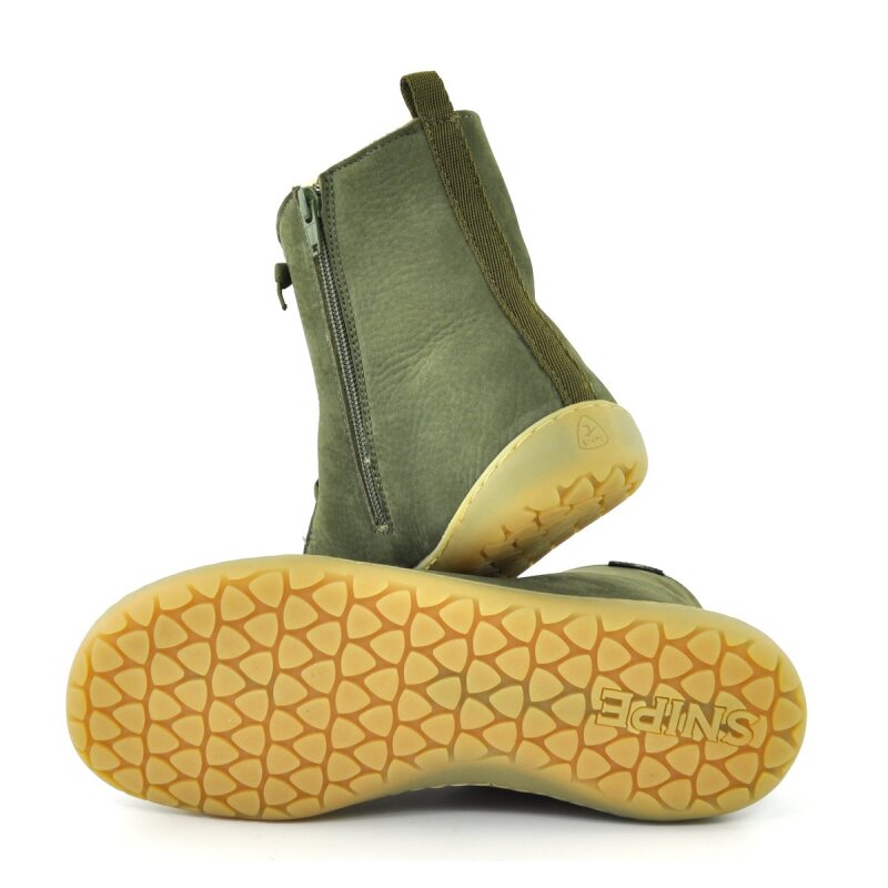 Snipe Damen Barfußboot 05286 kaki mit Warmfutter