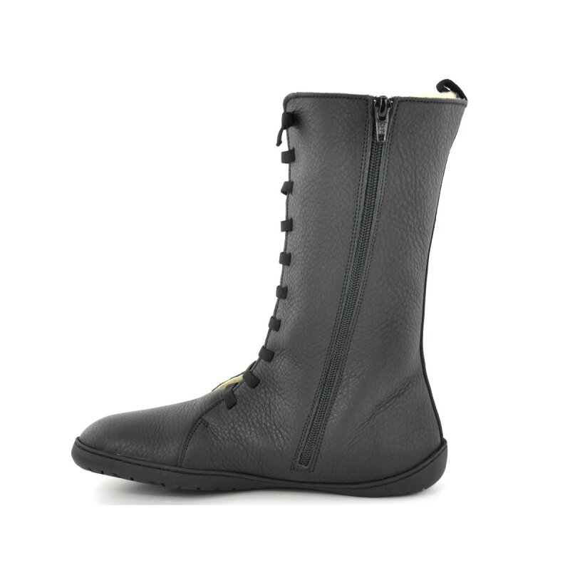 Snipe Damen Barfußstiefel 05289 negro mit Warmfutter